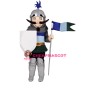 Happy Lightweight Knight Mascot Costume