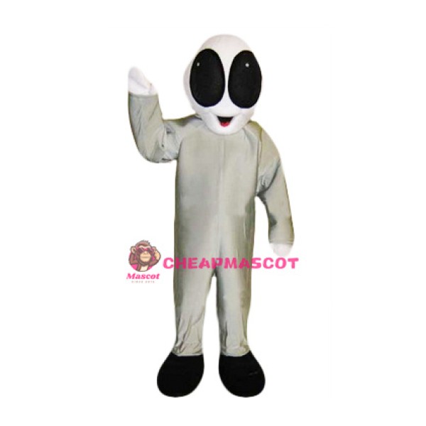 Grey Alien Mascot Costume