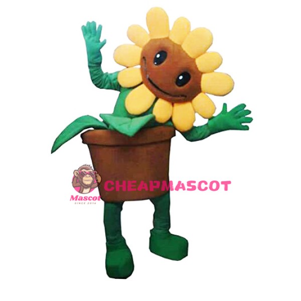 Sunflower Plant Mascot Costume