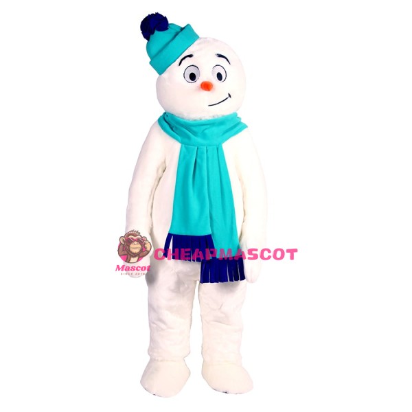 Super Cute Lightweight Snowman Mascot Costume