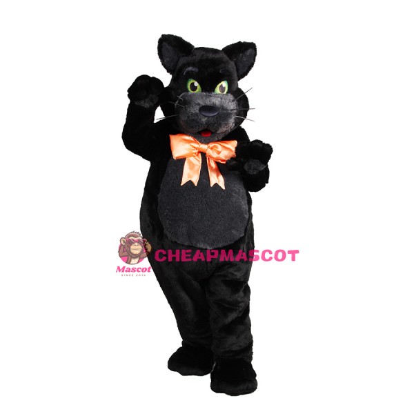 Super Cute Black Cat Mascot Costume