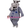Lovely Lightweight Hippo Mascot Costume