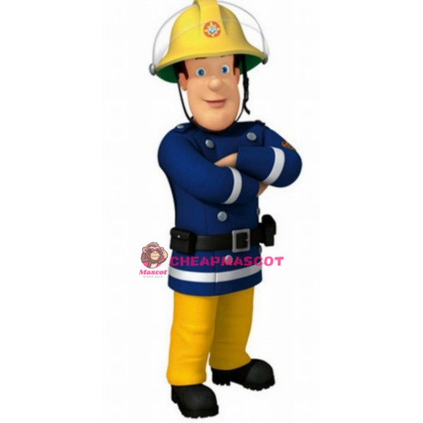 Fireman Mascot Costume