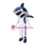 Fierce Blue Shark Mascot Costume