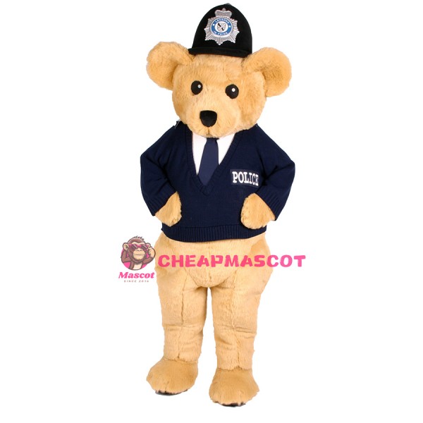 Police Bear Mascot Costume