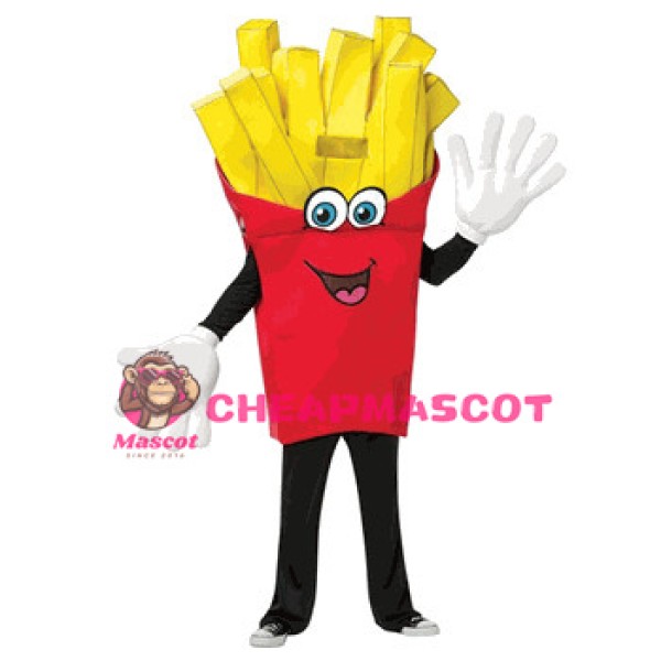 French Fries Mascot Costume
