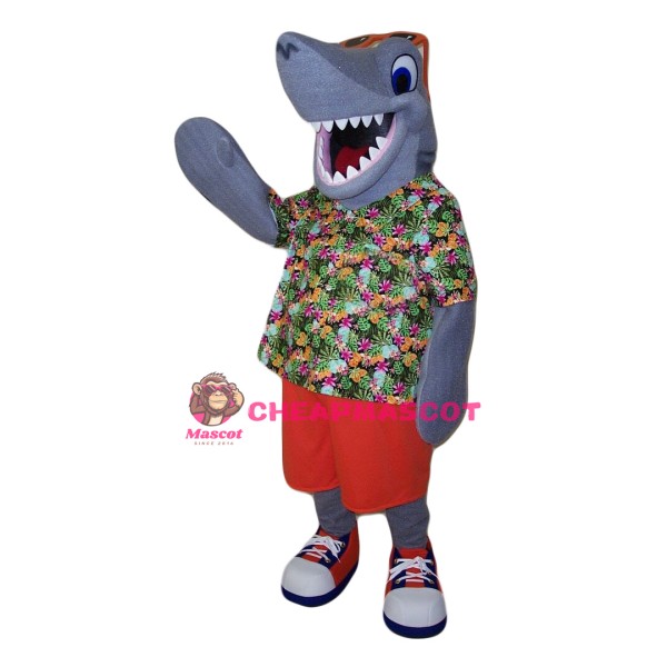 Sport Happy Shark Mascot Costume