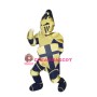 Blue & Yellow Knight Mascot Costume