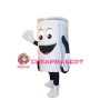 White Recycling Box Mascot Costume