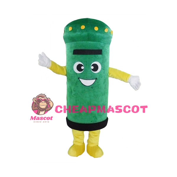 Green Postbox Mascot Costume