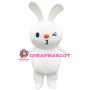 Cartoon White Rabbit Mascot Costume