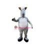 White Zebra Mascot Costume