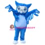 Blue Owl Mascot Costume