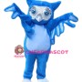 Blue Owl Mascot Costume