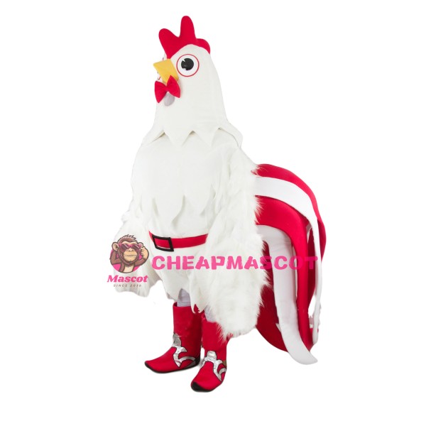 White Chicken Mascot Costume