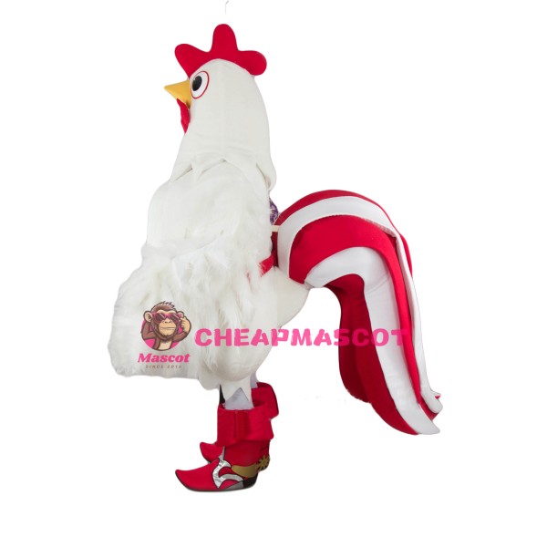 White Chicken Mascot Costume