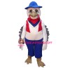 White Turkey Mascot Costume