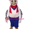 White Turkey Mascot Costume