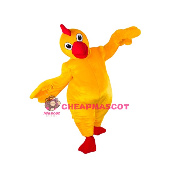 Yellow Chicken Mascot Costume