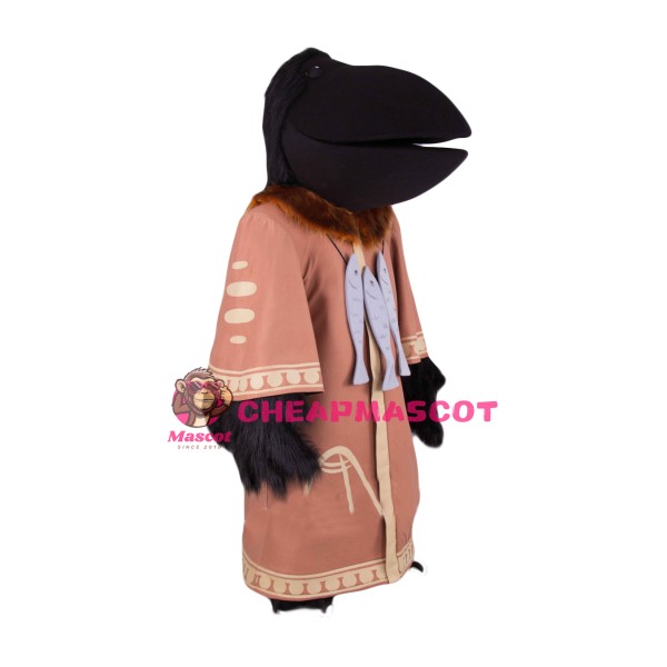 Black Raven Mascot Costume