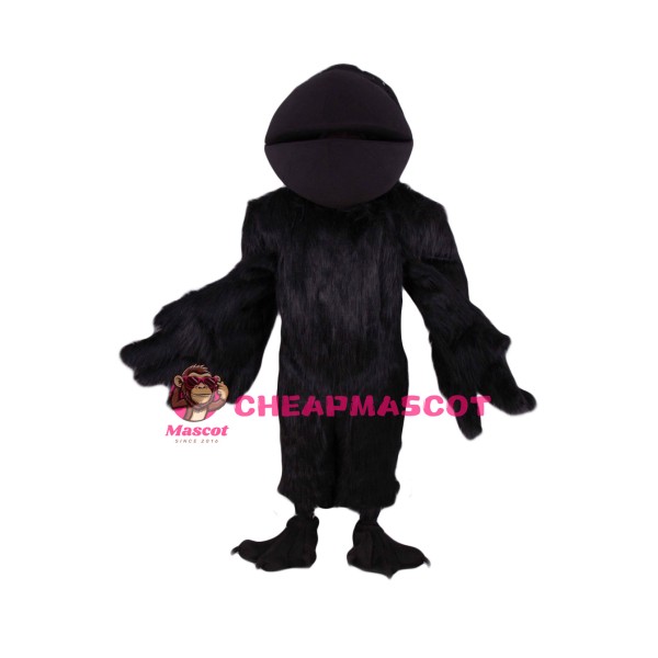 Black Raven Mascot Costume