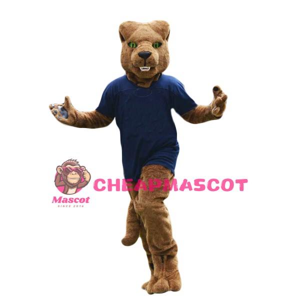 College Leopard Mascot Costume