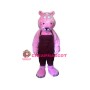 Funny Pink Hippo Mascot Costume