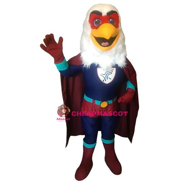 Superhero Eagle Mascot Costume