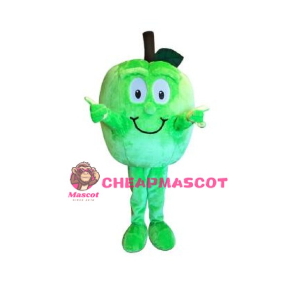 Green Apple Mascot Costume