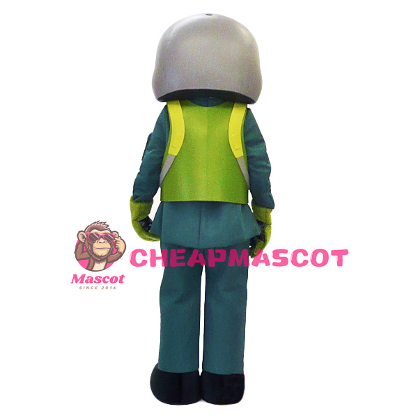 Pilot Man Mascot Costume