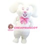 Happy Lightweight White Rabbit Mascot Costume