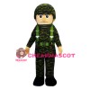 Military Man Mascot Costume
