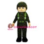 Military Man Mascot Costume