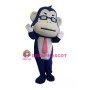 Happy Lightweight Blue Monkey Mascot Costume