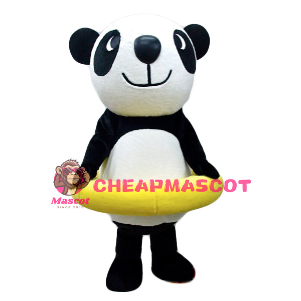 Swimming Panda Mascot Costume
