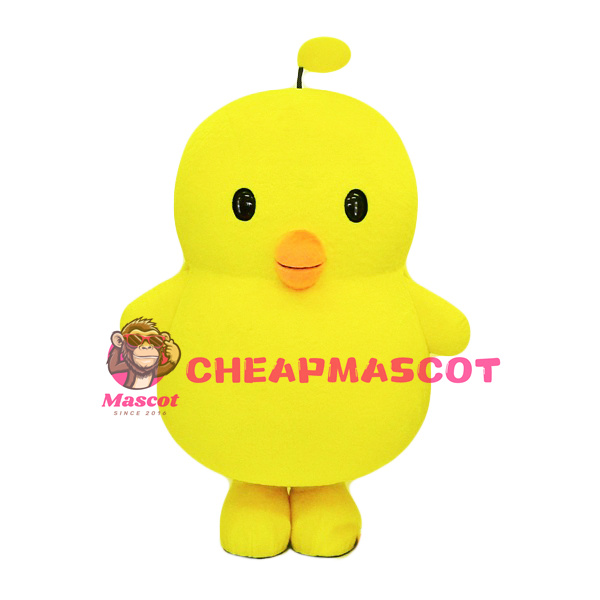 Big Yellow Chick Mascot Costume