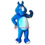 Blue Rhino Mascot Costume