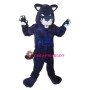 Fierce Blue Panther Mascot Costume