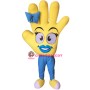 Yellow Hand Mascot Costume