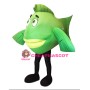 Green Lightweight Fish Mascot Costume