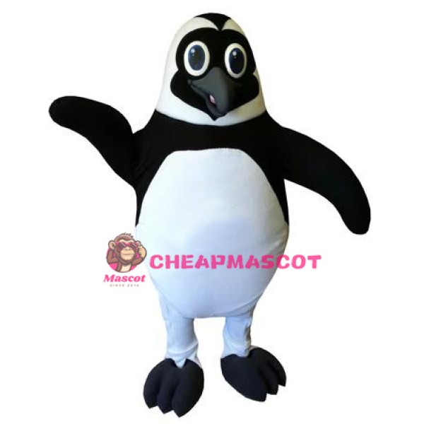 Black Penguin Mascot Costume