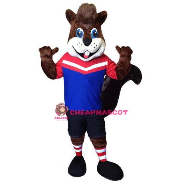Sport Squirrel Mascot Costume