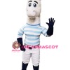 White Sport Hose Mascot Costume