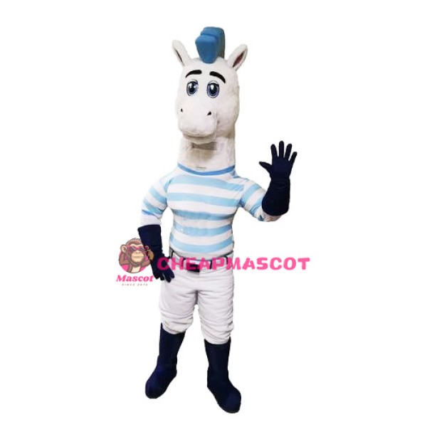 White Sport Hose Mascot Costume