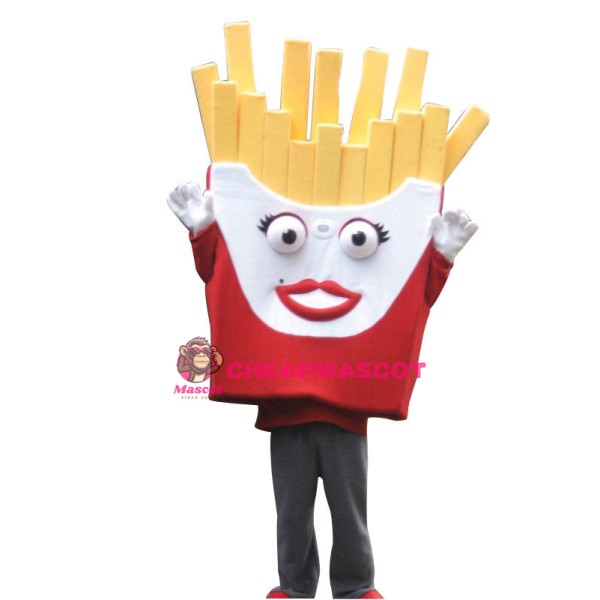 French Fries Mascot Costume