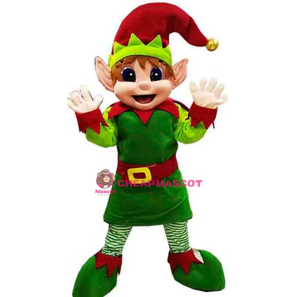 Christmas Elf Mascot Costume