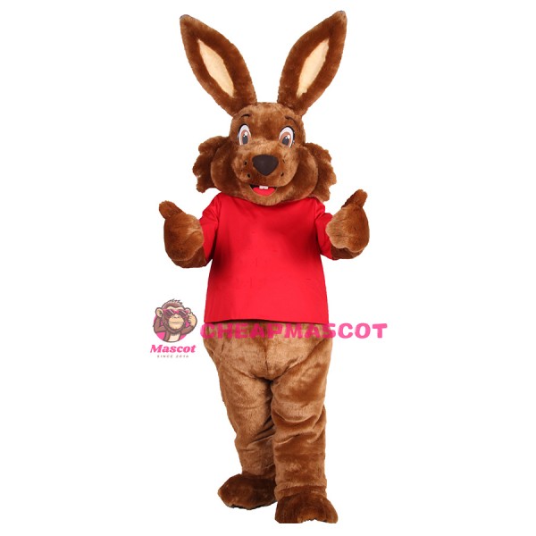 Chocolate Bunny Mascot Costume