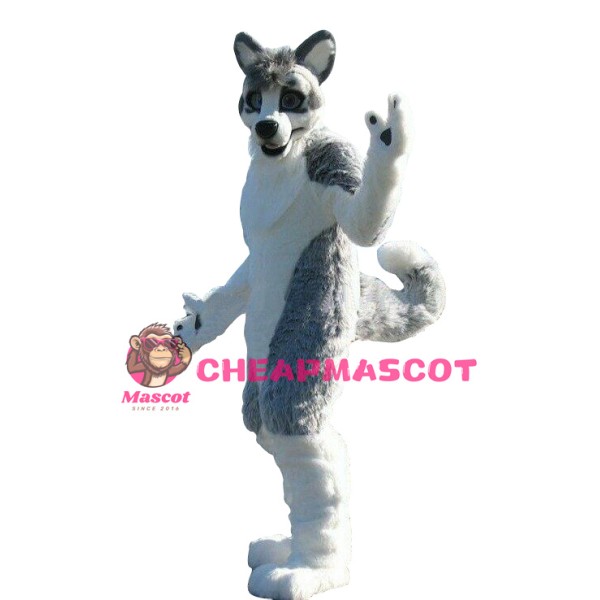 Super Cute Husky Mascot Costume