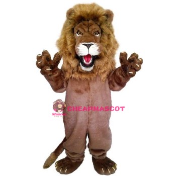 Powerful Lion Mascot Costume