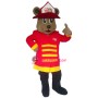 Fireman Bear Mascot Costume